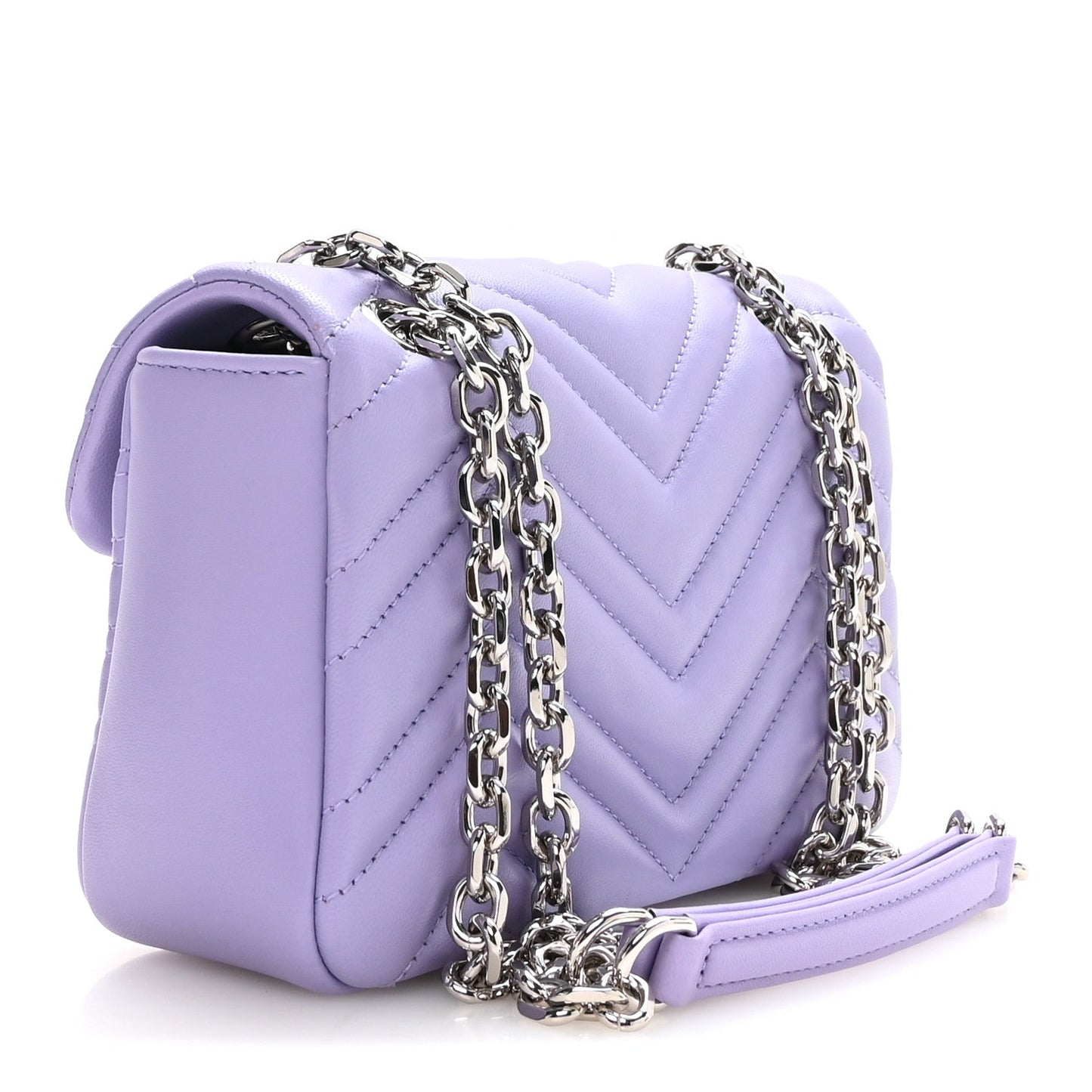 Lambskin Matelasse Small GG Marmont Shoulder Bag Lapis