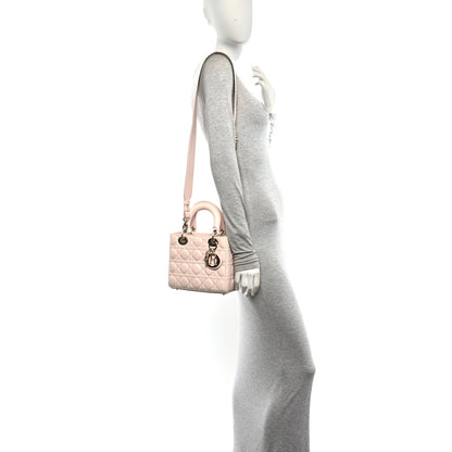 Lambskin Cannage Small My ABCDior Lady Dior Light Pink