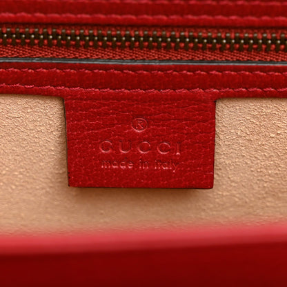 GG Supreme Monogram Small Queen Margaret Top Handle Bag Red