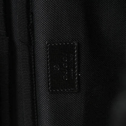 GG Supreme Monogram Four Wheel Suitcase Black Grey