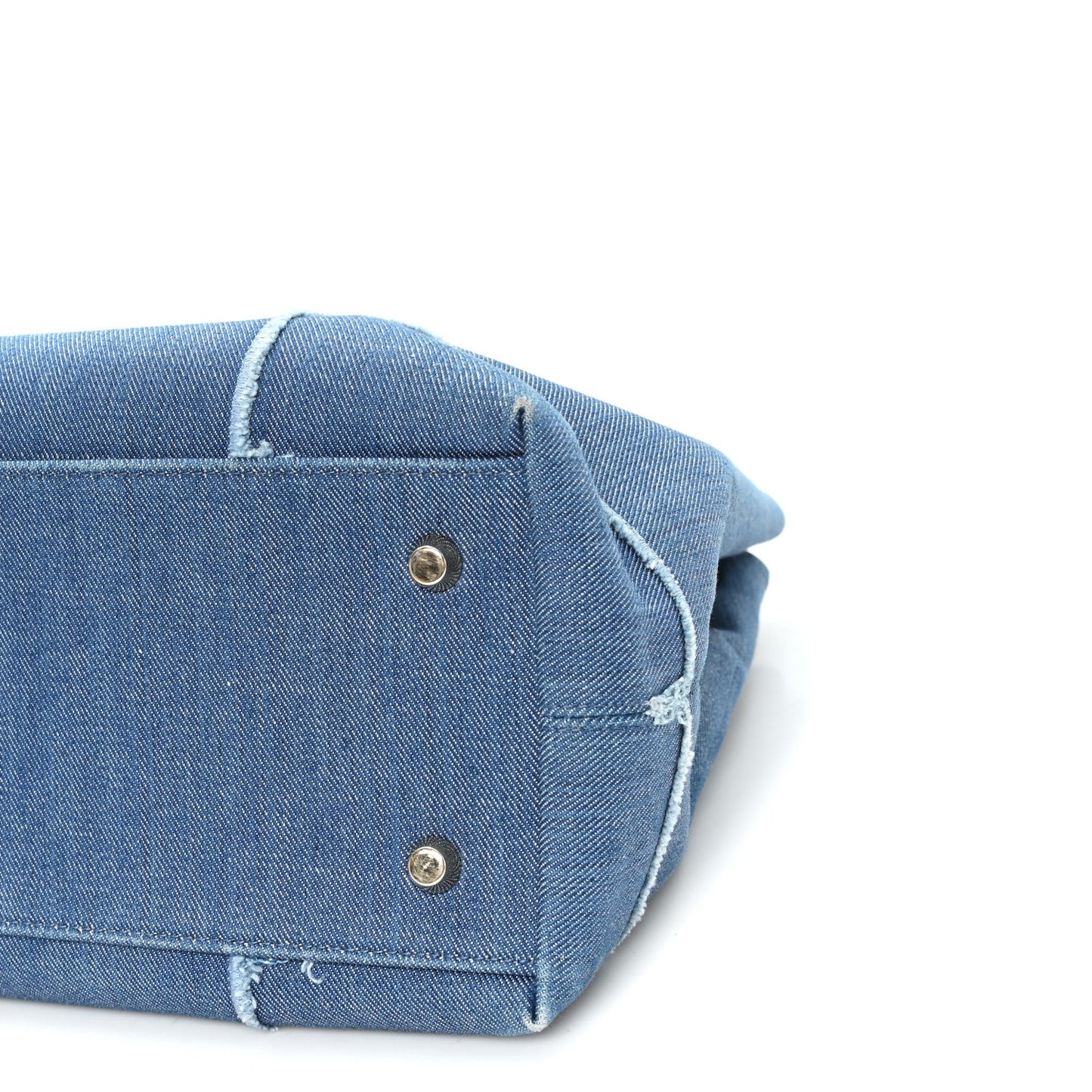 Denim Dior D Light Tote Blue