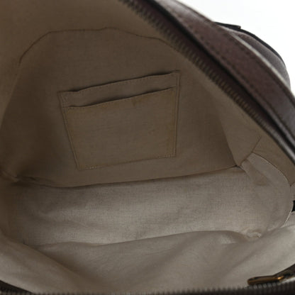 GG Supreme Monogram Medium Ophidia Day Backpack Brown Brown
