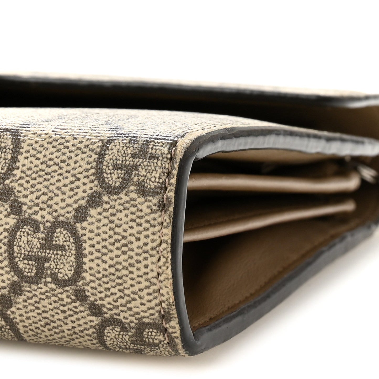 GG Supreme Monogram Mini Dionysus Chain Wallet