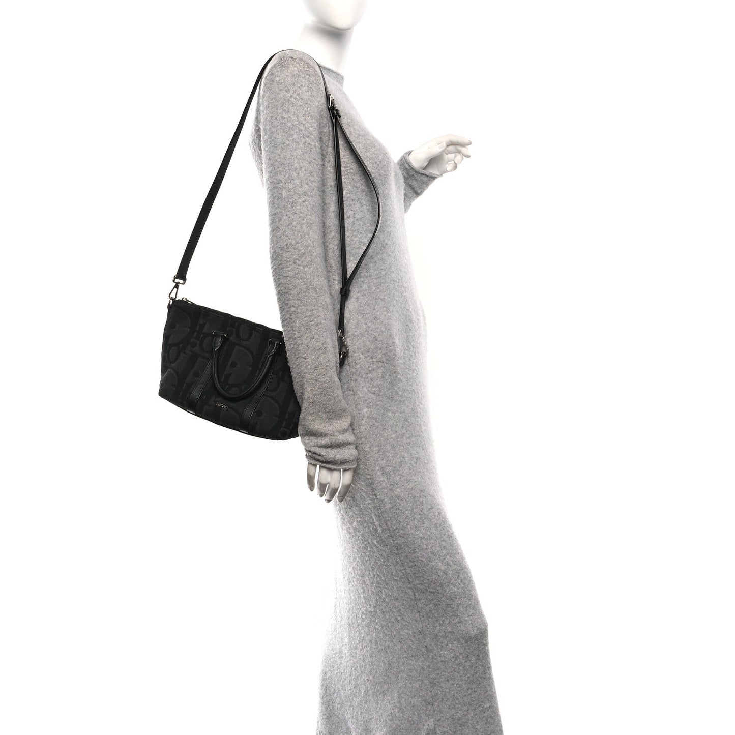 Maxi Oblique Jacquard Weekender 25 Black