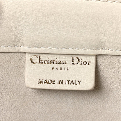 Calfskin Embossed Medium Book Tote Ivory Tote Ivory