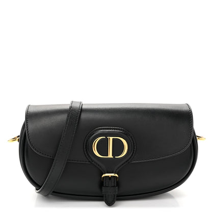 Box Calfskin East West Bobby Bag Black