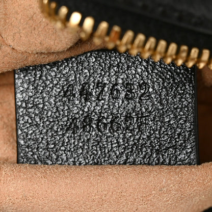 Monogram Matelasse Diagonal Small GG Marmont Chain Shoulder Bag Beige Black