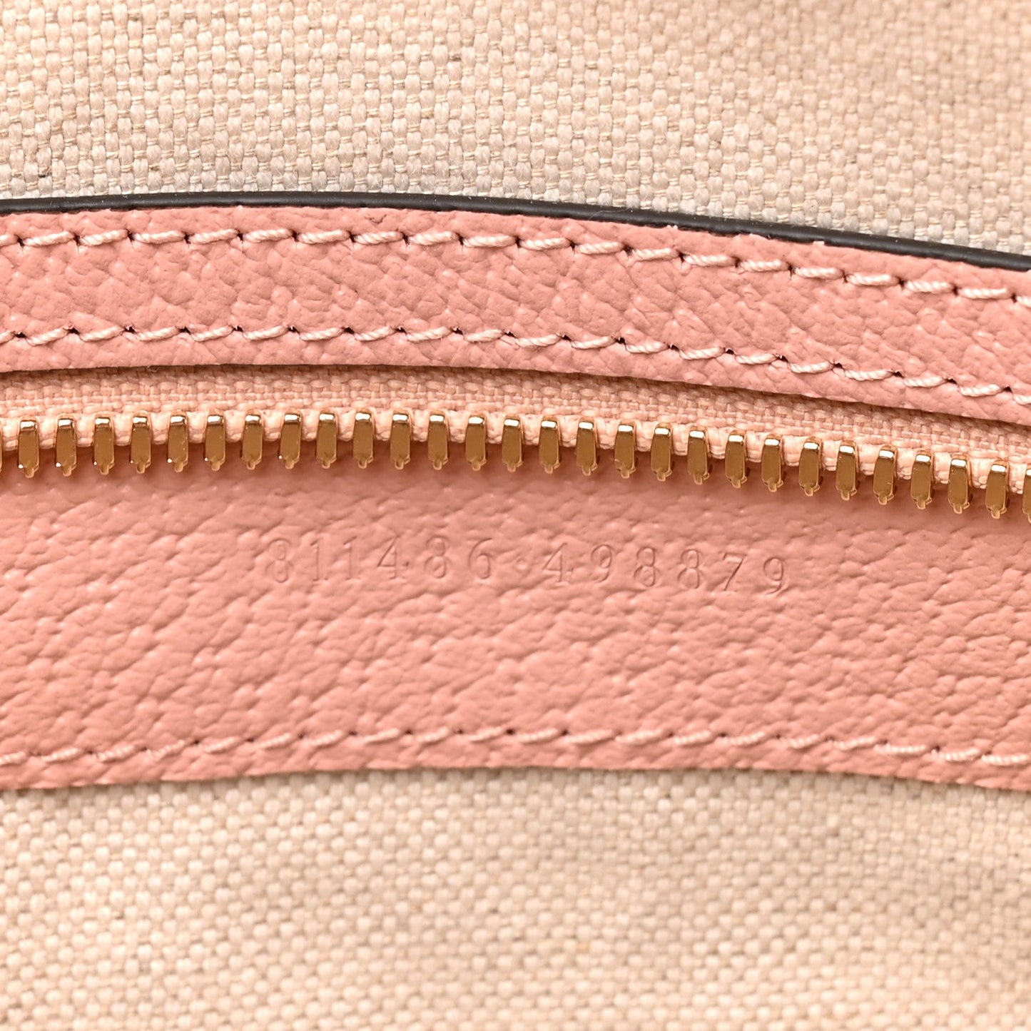 GG Supreme Monogram Textured Dollar Calfskin Web Medium Savoy Duffle Bag Rose Pink