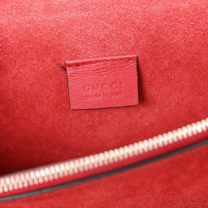 GG Supreme Monogram Small Dionysus Shoulder Bag Red