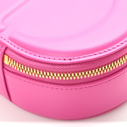 Calfskin CD Signature Oval Crossbody Camera Bag Rani Pink