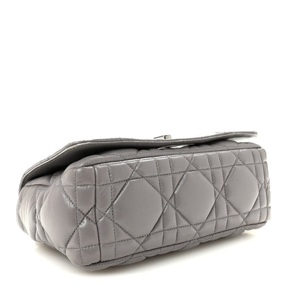 Calfskin Macrocannage Medium Caro Bag Iron Grey