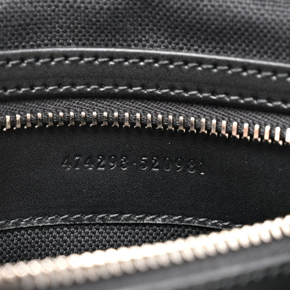 Soft GG Supreme Monogram Web Belt Bag Black Grey