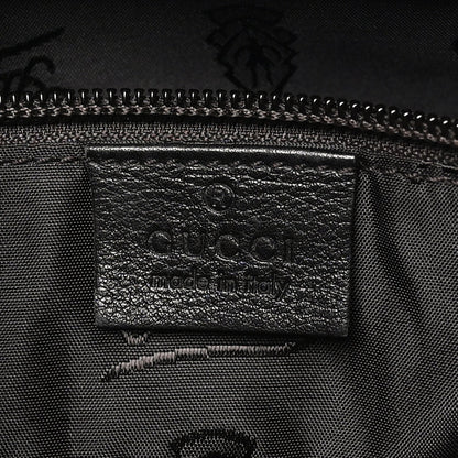 Guccissima Medium Flat Messenger Bag Black