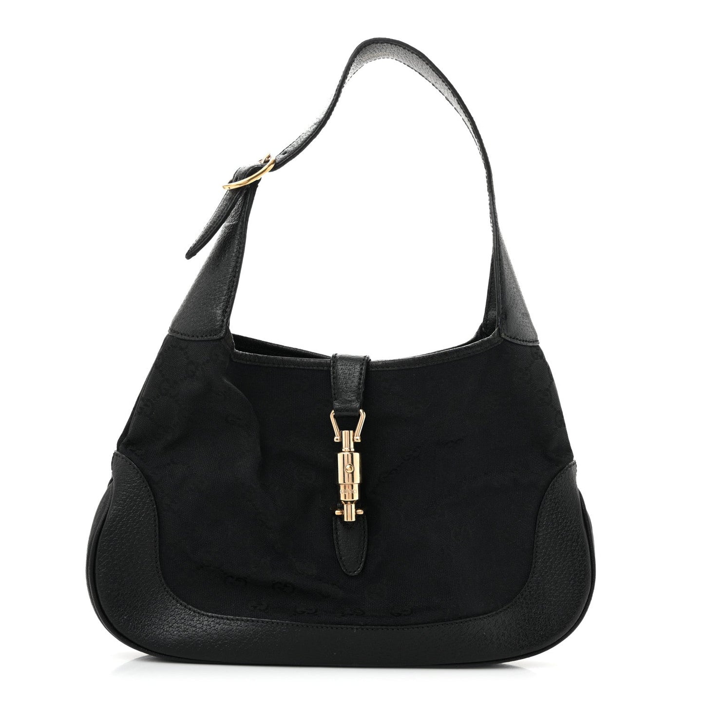 Monogram Small Jackie O Hobo Black