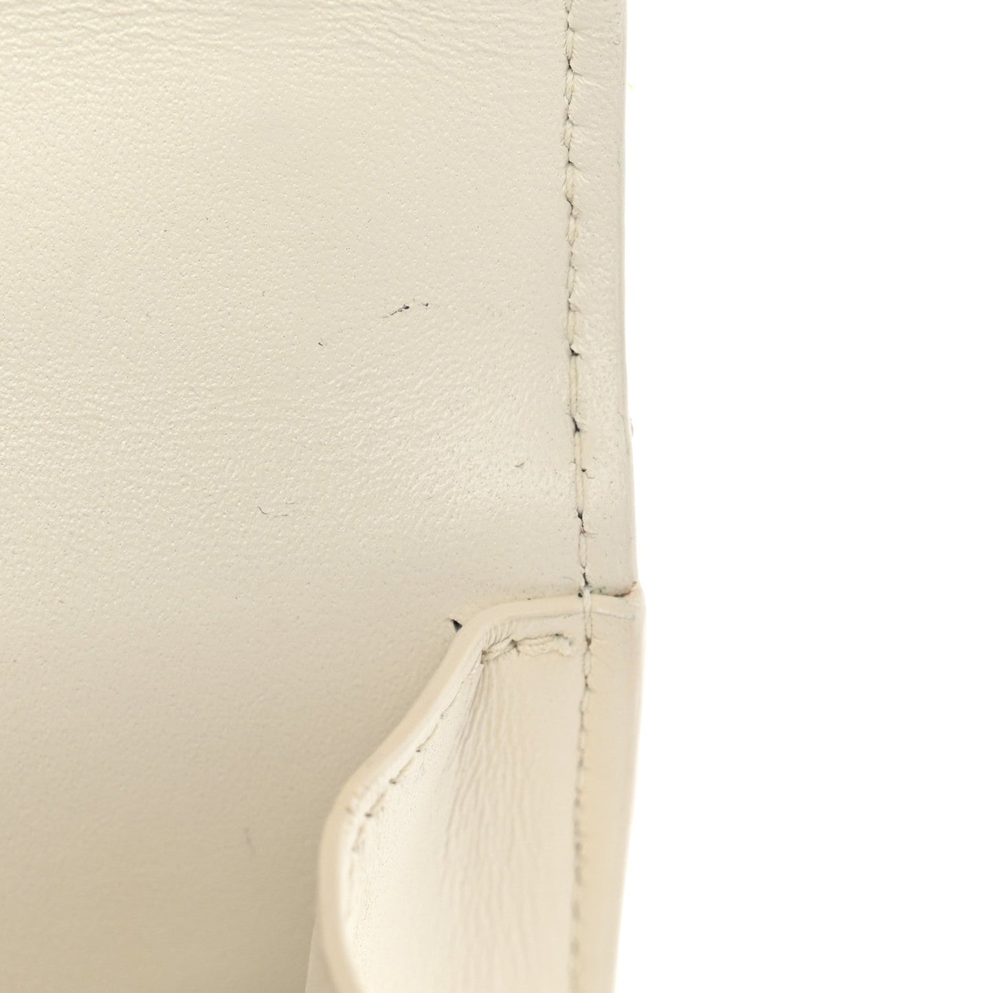 Lambskin Macrocannage Mini Miss Caro Bag Latte