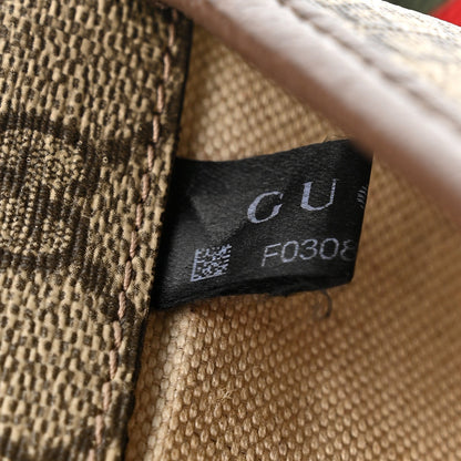 GG Supreme Monogram Neo Vintage Web Belt Bag Brown