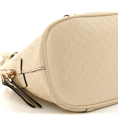 Soft Microguccissima Mini Dome Bag Ivoire