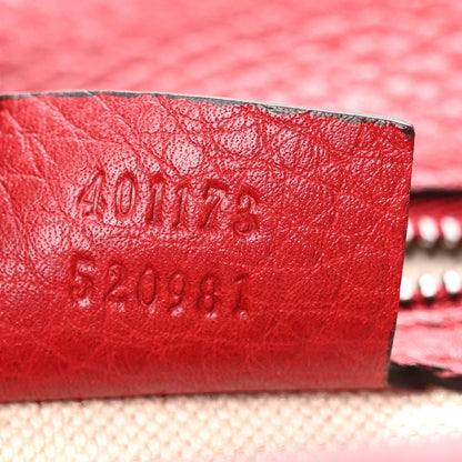 Cellarius Calfskin GG Marmont Shoulder Bag Vulcanic Red
