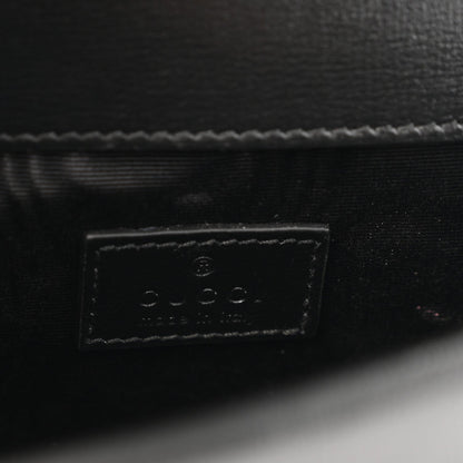Satin Crystal GG Monogram Mini Dionysus Top Handle Bag Black