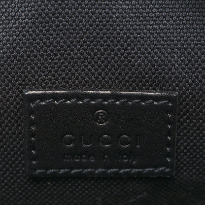 GG Supreme Monogram Appia Calfskin Web Small Camera Messenger Bag Black Grey