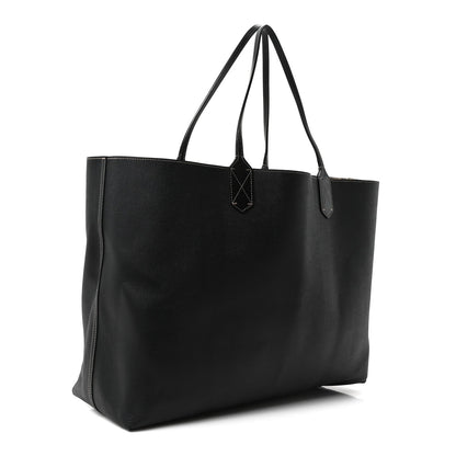 GG Supreme Monogram Large Reversible Tote Beige Black