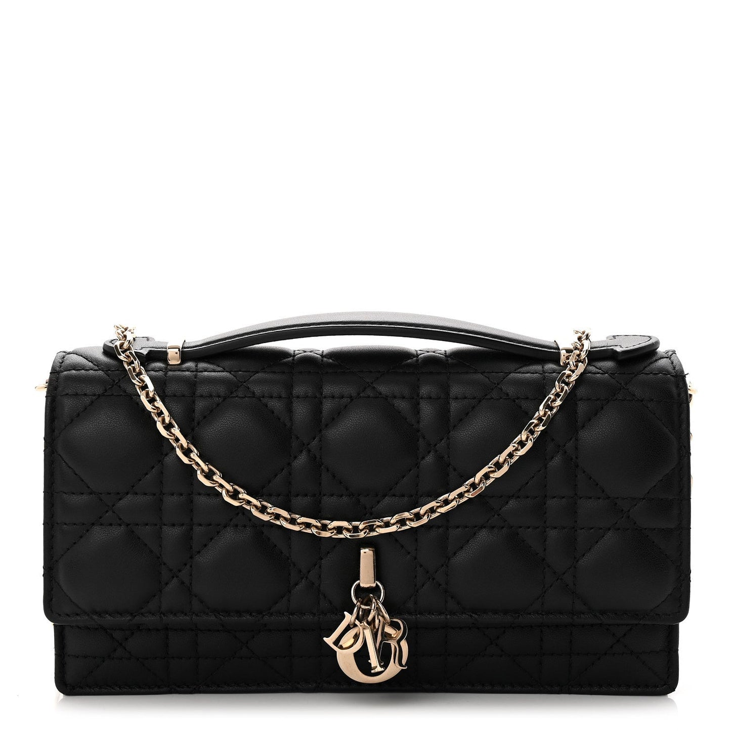Lambskin Cannage Mini My Dior Bag Black