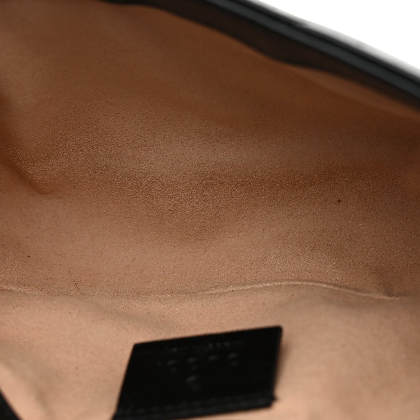 Calfskin Matelasse Super Mini GG Marmont Shoulder Bag Black