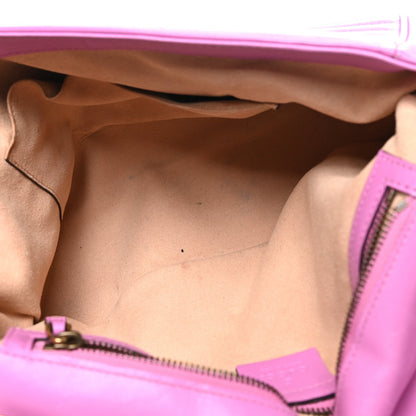 Calfskin Matelasse Medium GG Marmont Shoulder Bag Candy Mousse