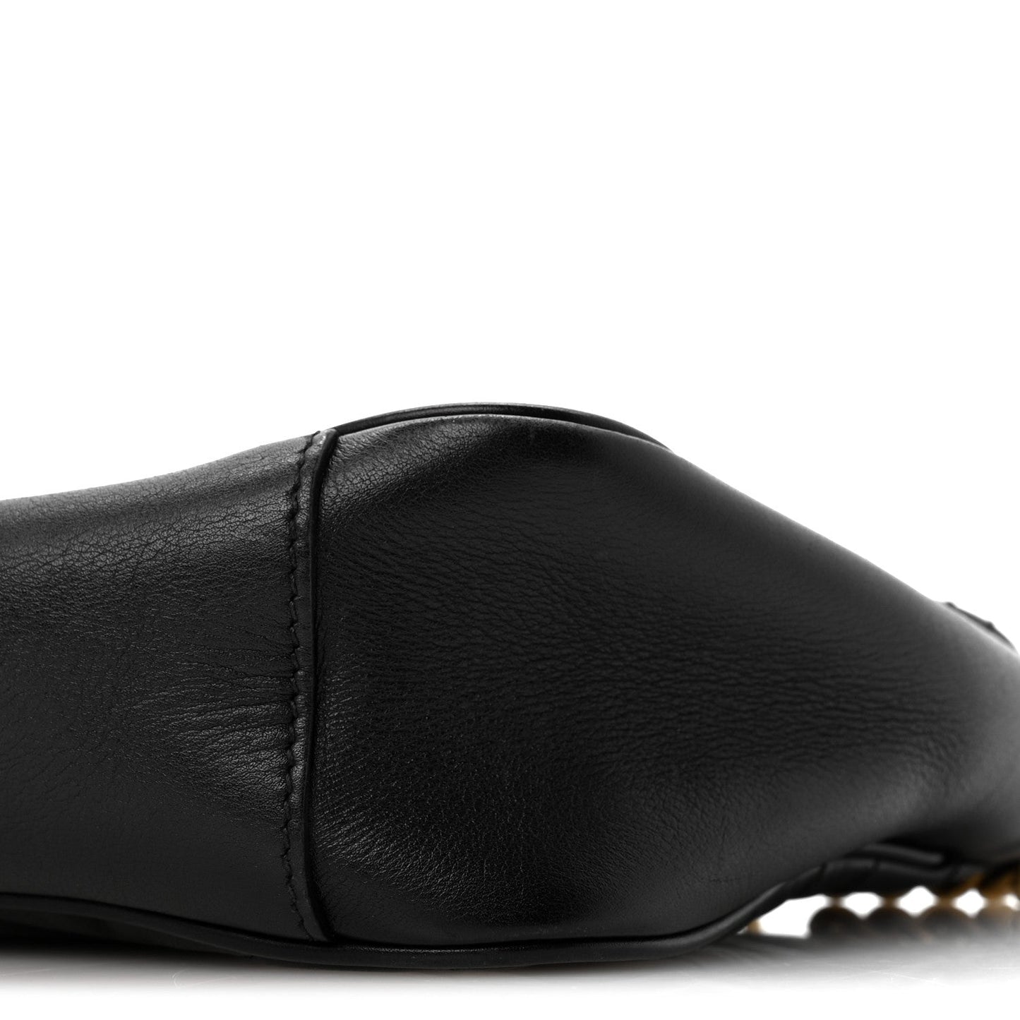 Calfskin Matelasse Small GG Marmont Shoulder Bag Black