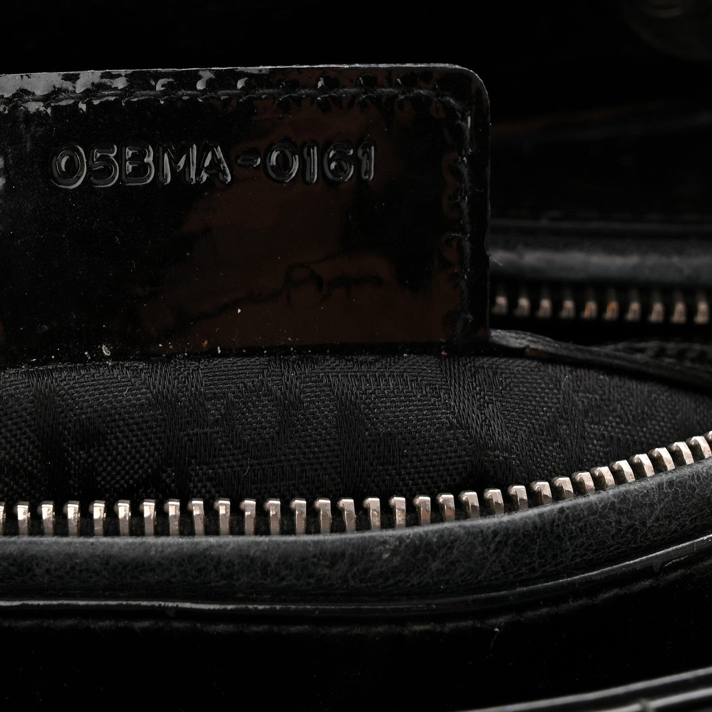 Patent Cannage Medium Lady Dior Black
