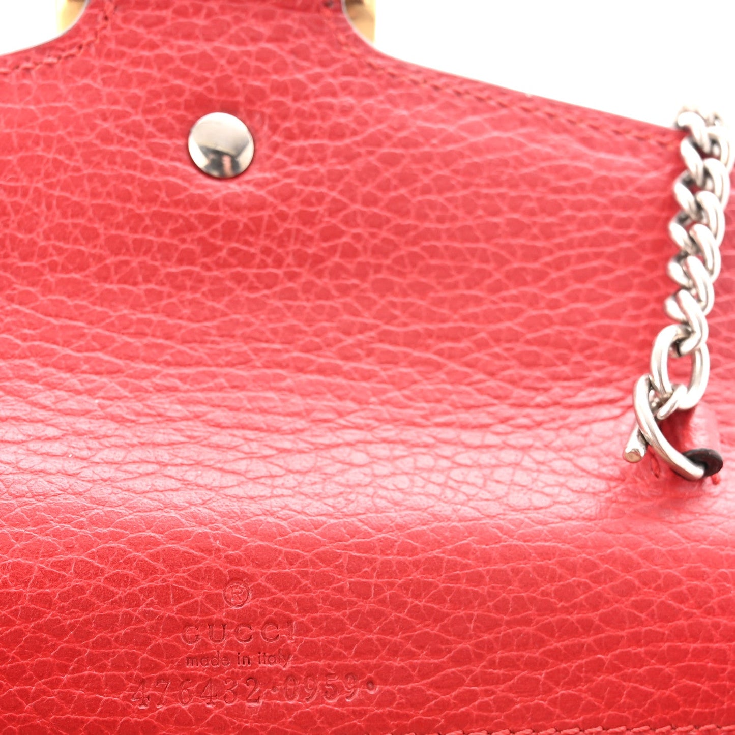 Calfskin Super Mini Dionysus Shoulder Bag Hibiscus Red