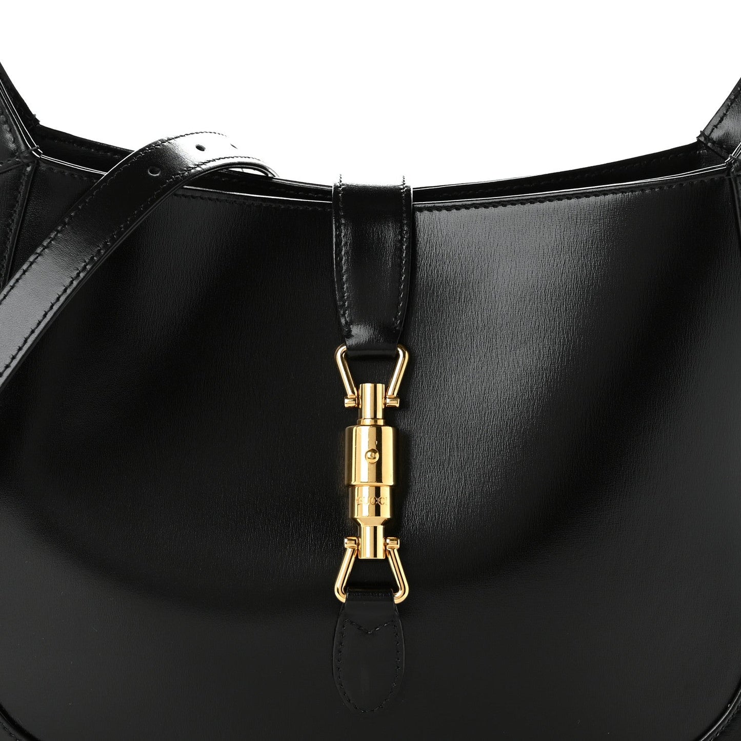Boarded Dyana Lux Calfskin Medium Jackie 1961 Hobo Black