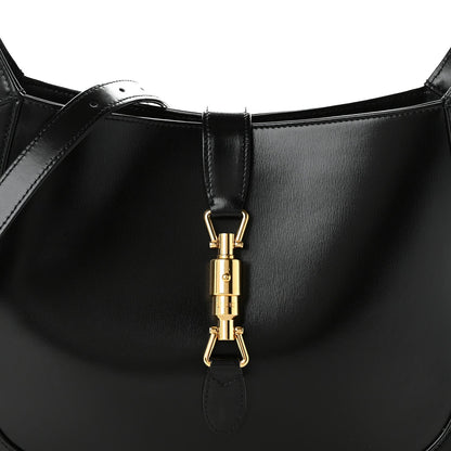 Boarded Dyana Lux Calfskin Medium Jackie 1961 Hobo Black