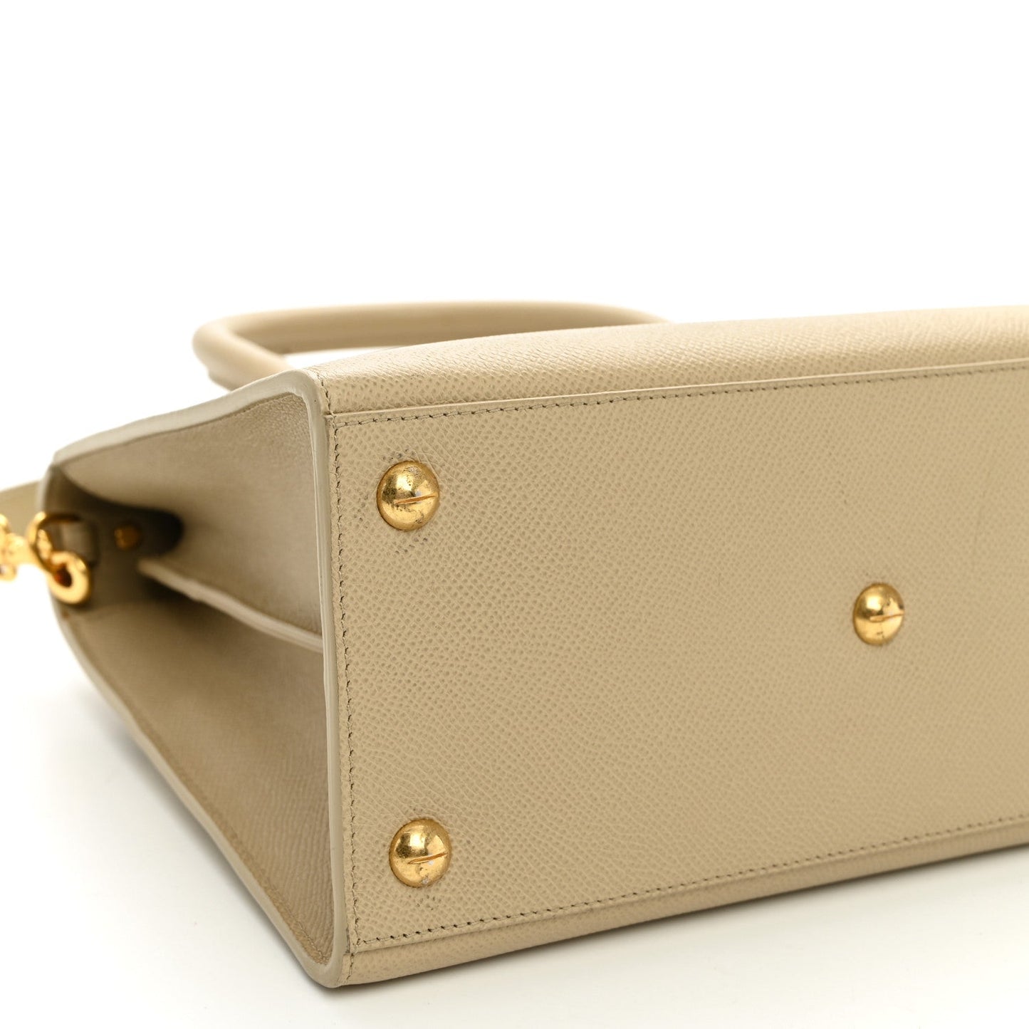 Grained Calfskin St. Honore Tote Beige