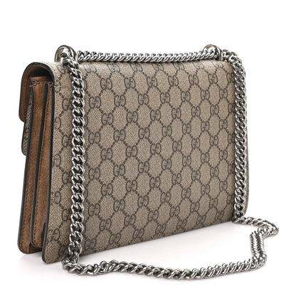 GG Supreme Monogram Small Dionysus Shoulder Bag Taupe