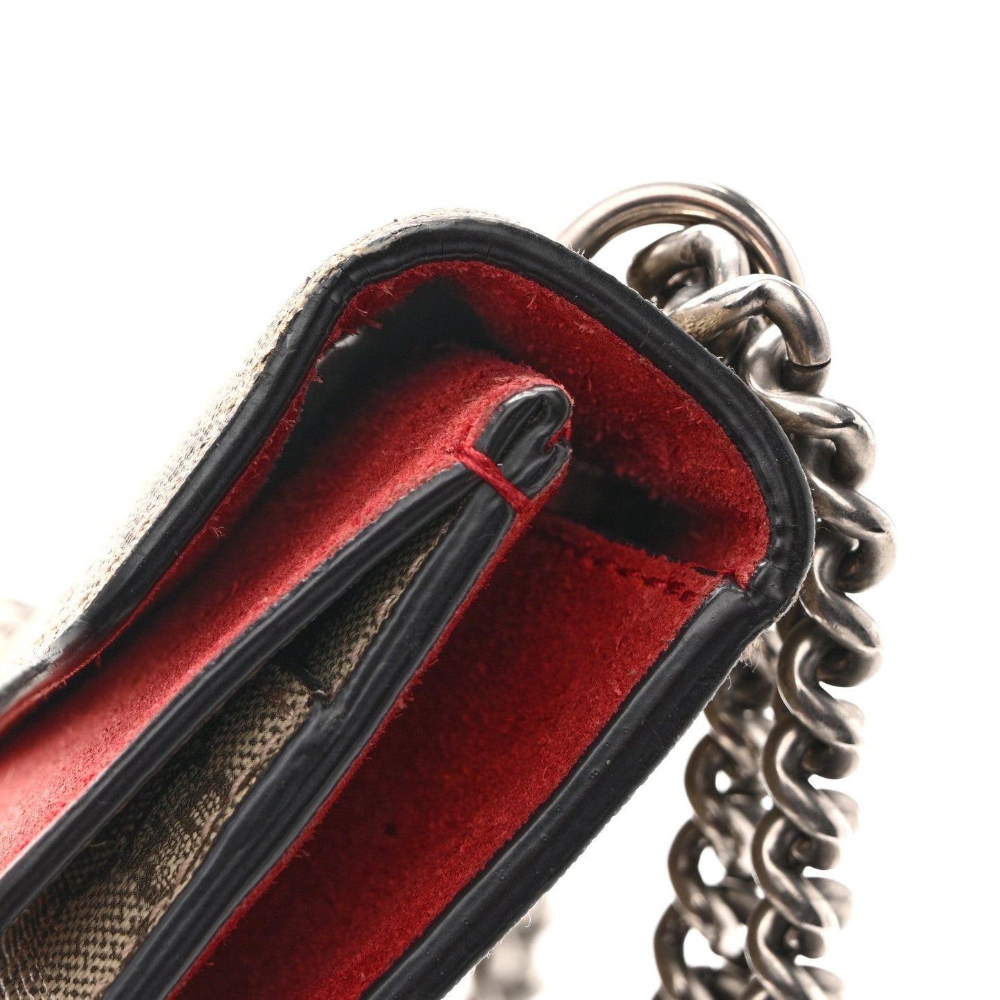 GG Supreme Monogram Mini Dionysus Shoulder Bag Red
