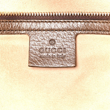 GG Supreme Monogram Medium Ophidia Shopping Tote Brown