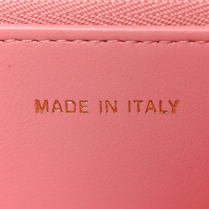 Lambskin Macrocannage Mini Miss Caro Bag Pink