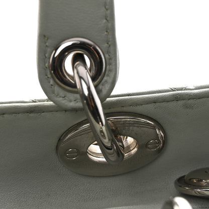 Lambskin Cannage Medium Lady Dior Green