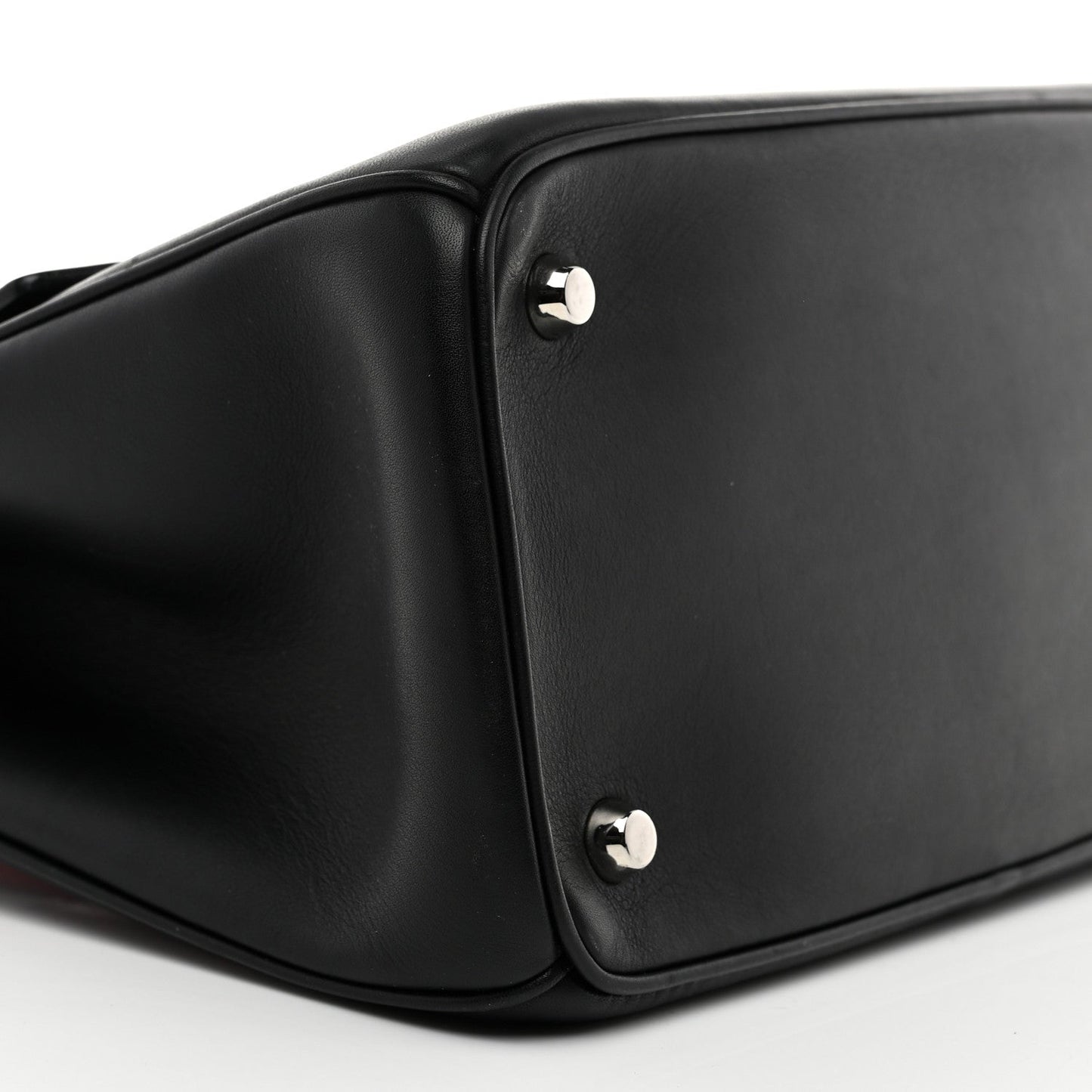 Smooth Calfskin Small Bi-Color Be Dior Flap Black Pink