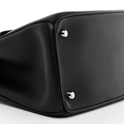 Smooth Calfskin Small Bi-Color Be Dior Flap Black Pink