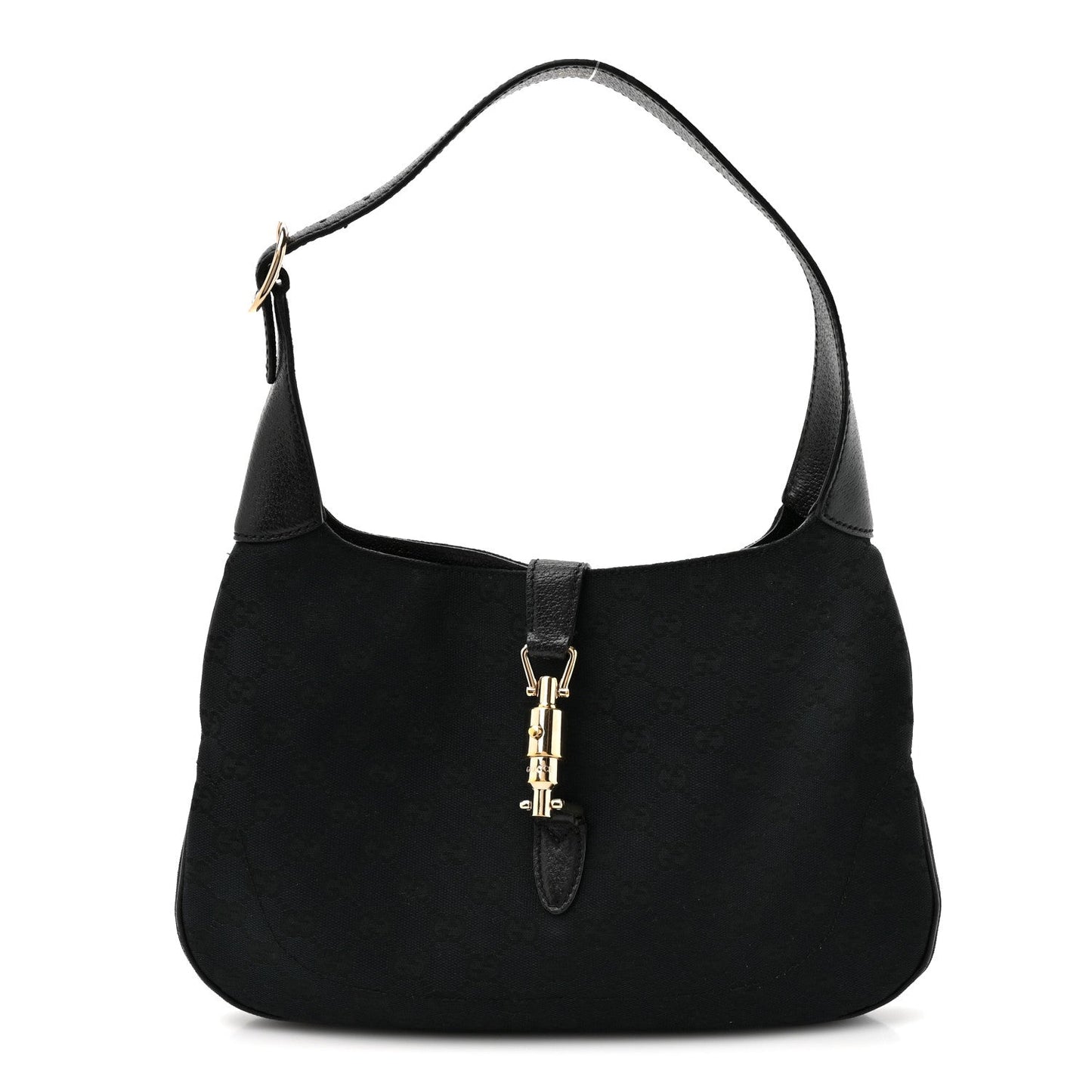 Monogram Small Jackie O Hobo Black