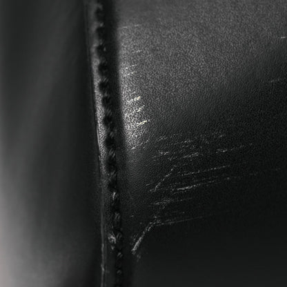 Soft GG Supreme Monogram Appia Calfskin Web Large Carry On Duffle Bag Black Grey
