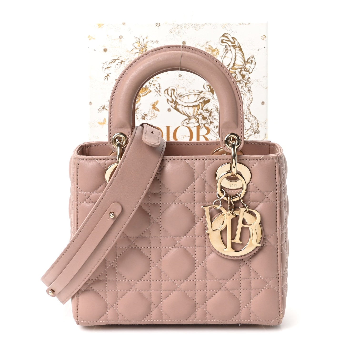 Lambskin Cannage Small My ABCDior Lady Dior Fard