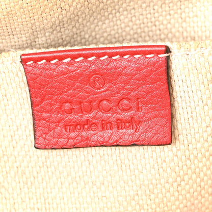 Pebbled Calfskin Small Soho Disco Bag Tabasco Red