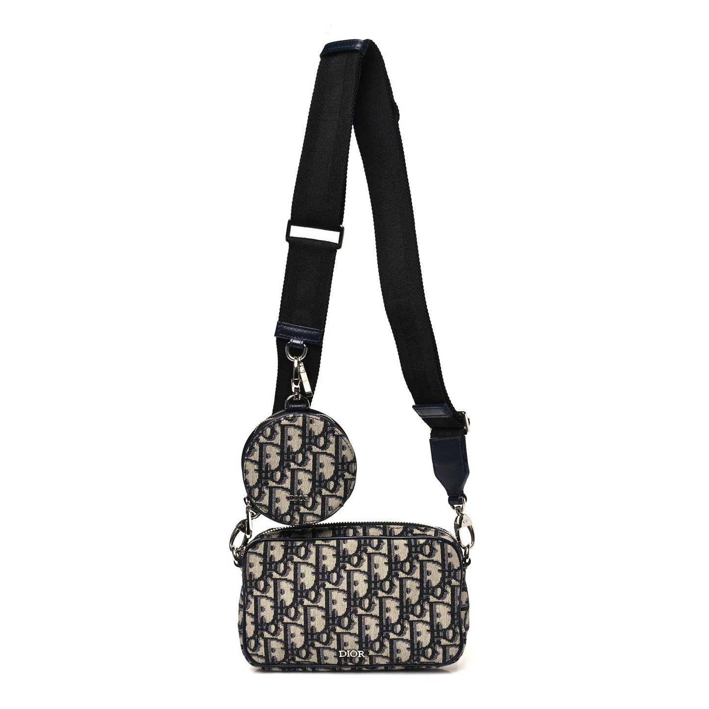 Oblique Calfskin Small Kids' Multifunctional Bag Beige Black