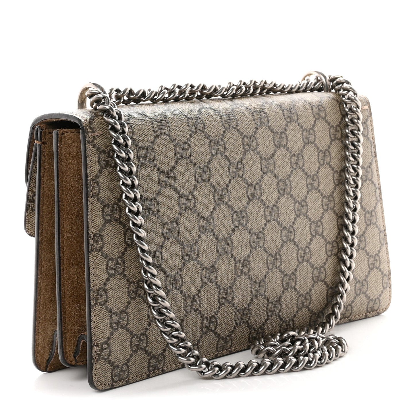 GG Supreme Monogram Small Dionysus Shoulder Bag Taupe