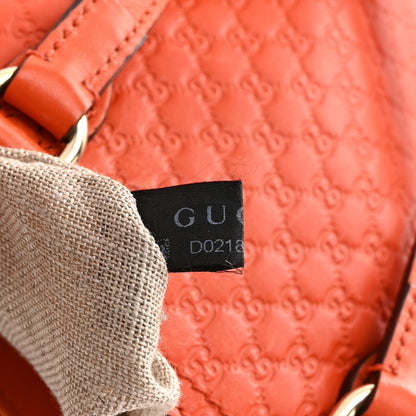 Microguccissima Small Bree Tote Sun Orange