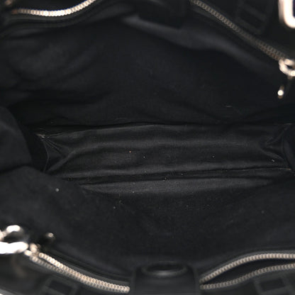 GG Supreme Monogram Tigers Web Vertical Tote Black Multicolor