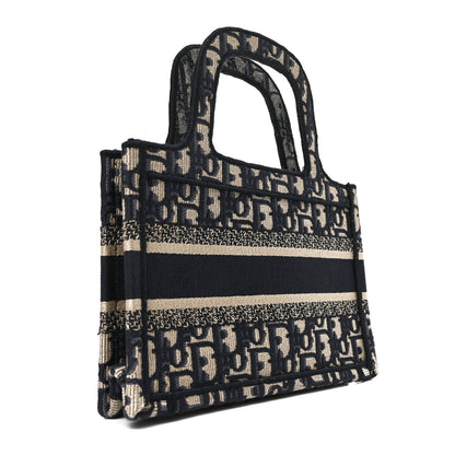 Oblique Mini Book Tote Blue Multicolor